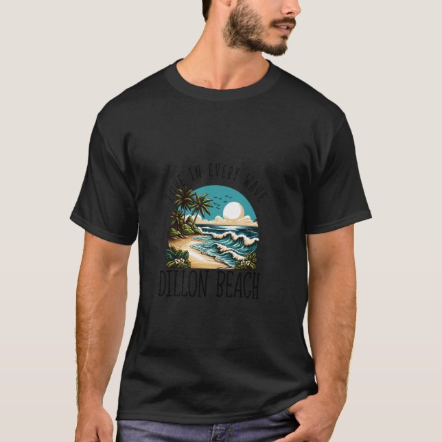 T-shirt Amour dans chaque vague - Dillon Beach (Devant)