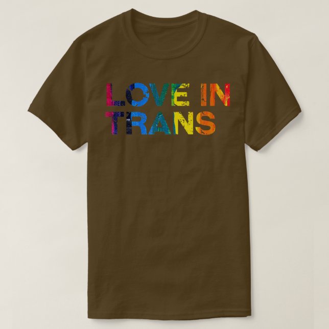 T-shirt Amour Dans Trans LGBTQ Pride Mois Pride LGBT Commu (Design devant)
