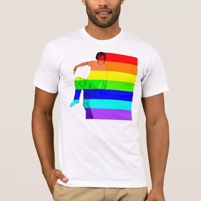 T-shirt Amour d'arc-en-ciel (Devant)