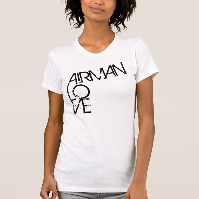 T-SHIRT AMOUR D'AVIATEUR (Devant)