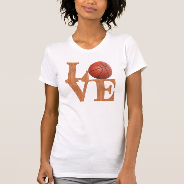 T-shirt Amour de basket-ball (Devant)