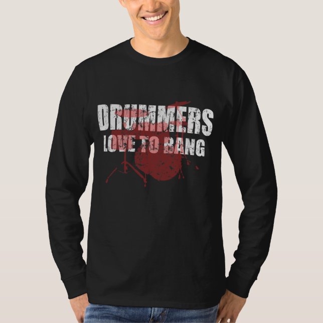 T-shirt Amour de batteurs au coup (Devant)