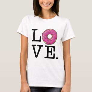 T-shirt Amour de beignet drôle