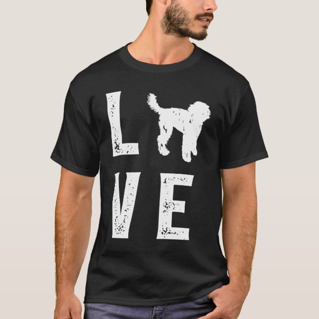 T-shirt Amour de Bernedoodle  1 (Devant)