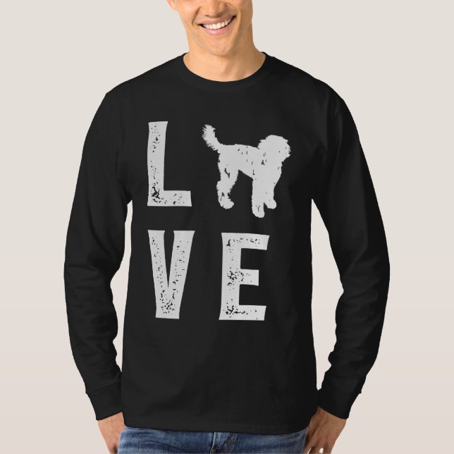 T-shirt Amour de Bernedoodle  1 (Devant)