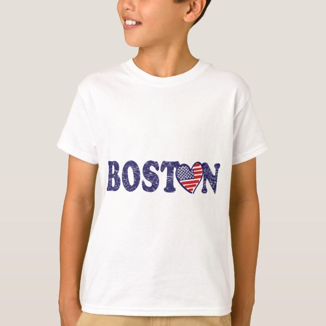 T-shirt Amour de Boston (Devant)