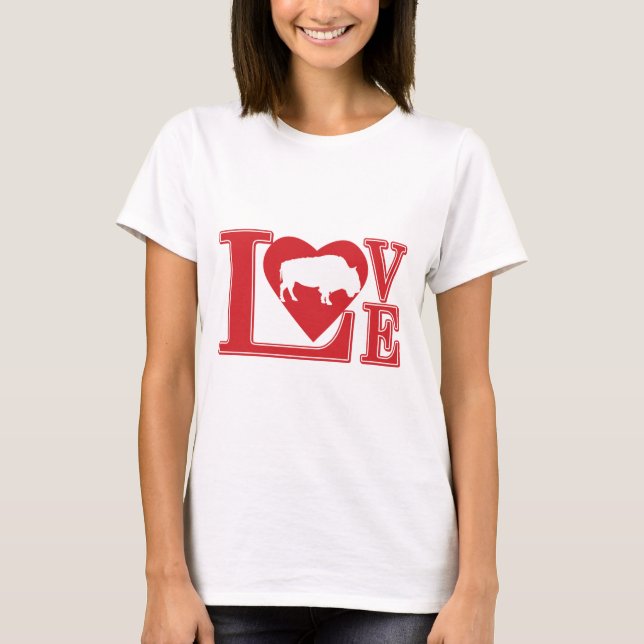 T-shirt Amour de Buffalo (Devant)