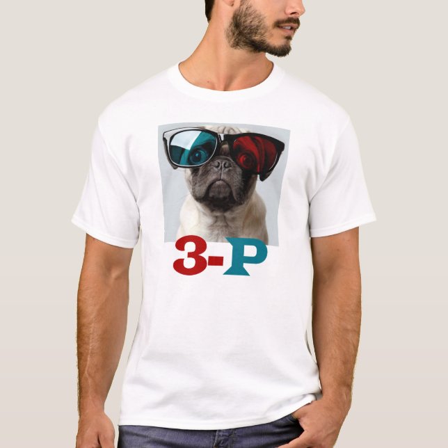 T-shirt AMOUR de CARLIN de 3-P 3D (Devant)