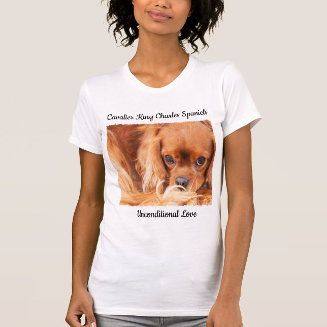 T-shirt Amour de Cavalier King Charles Spaniel (Devant)