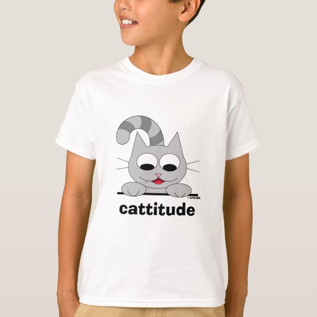 T-shirt Amour de chat Cattitude Original (Devant)