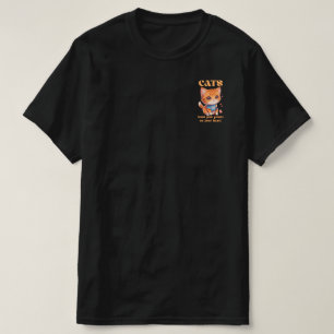 T-shirt amour de chat mignon