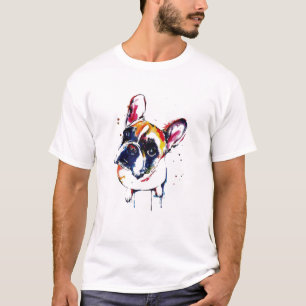 T-shirt Amour de Chien à Balle Français Coloré Drôle, Chie