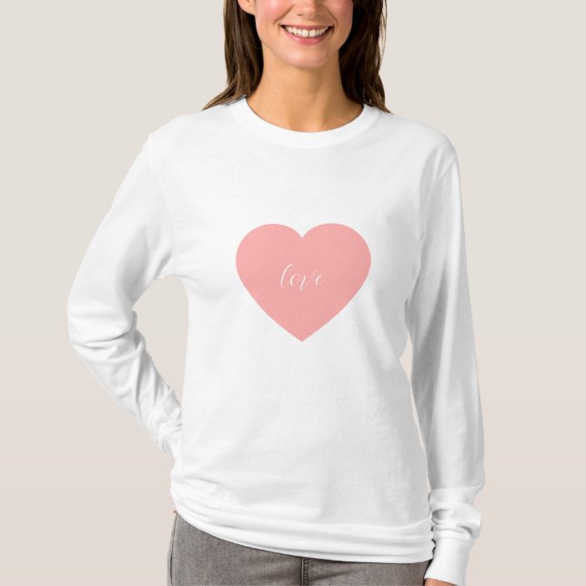 T-shirt Amour de cœur  (Devant)