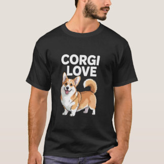 T-shirt Amour de Corgi Amateurs de Chiens Mignons