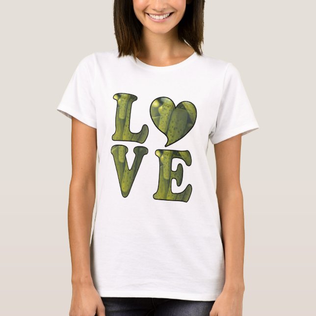 T-shirt Amour de cornichon (Devant)