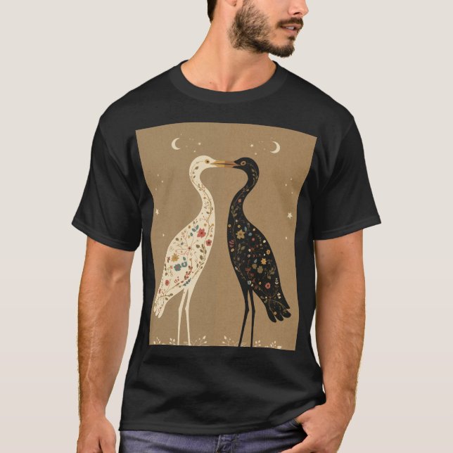 T-shirt amour de cygne (Devant)