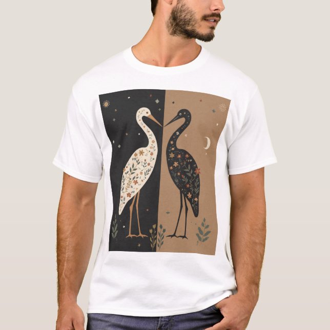 T-shirt amour de cygne (Devant)