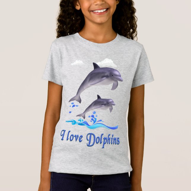 T-Shirt Amour de dauphin (Devant)