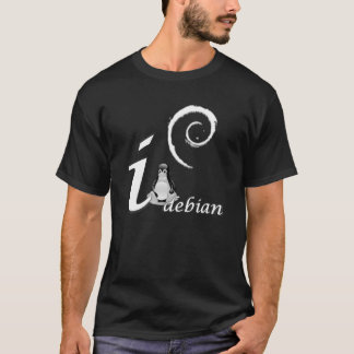 T-shirt Amour de Debian - thème frais de glace