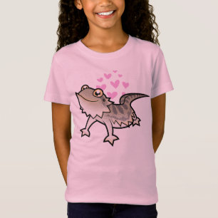 T-Shirt Amour de Dragon barbu / Dragon de Rankin