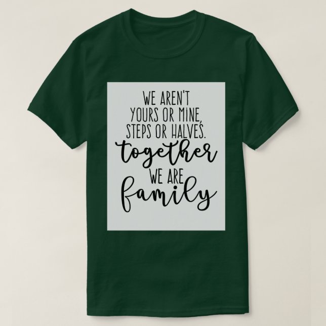 T-shirt Amour de famille mixte (Design devant)