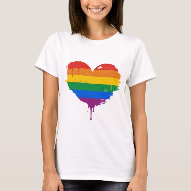 T-SHIRT AMOUR DE FIERTÉ (Devant)