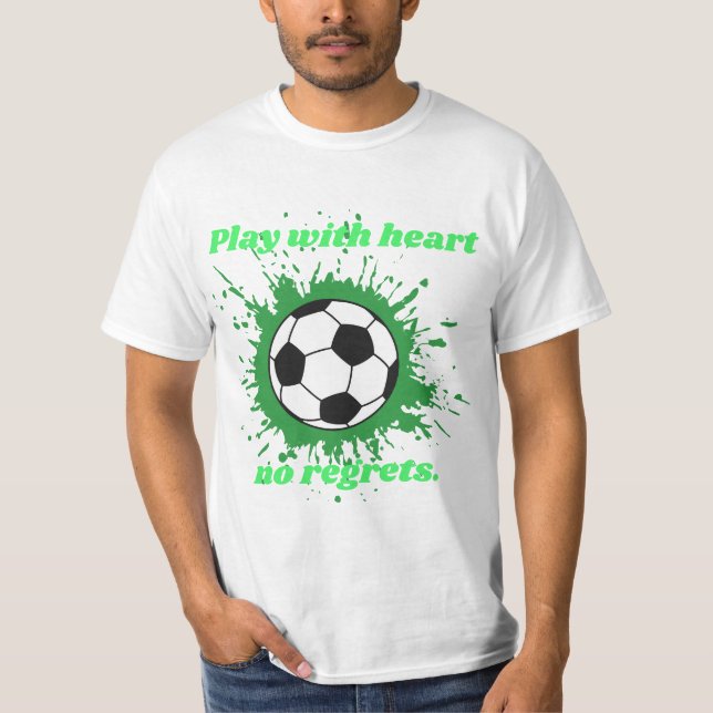 T-SHIRT AMOUR DE FOOTBALL (Devant)