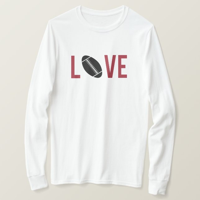 T-shirt Amour de Football (Design devant)