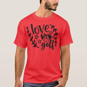 T-SHIRT AMOUR DE GOLF
