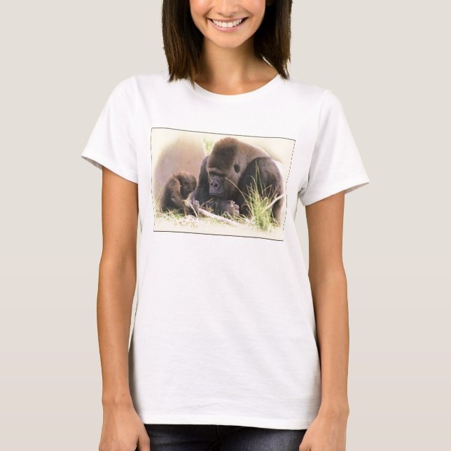 T-shirt Amour de gorille (Devant)