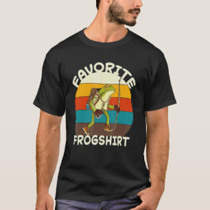 T-shirt Amour de grenouille chasseur de grenouille crapaud
