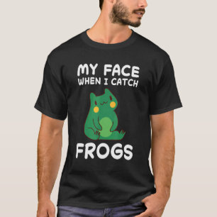 T-shirt Amour de grenouille chasseur de grenouille crapaud