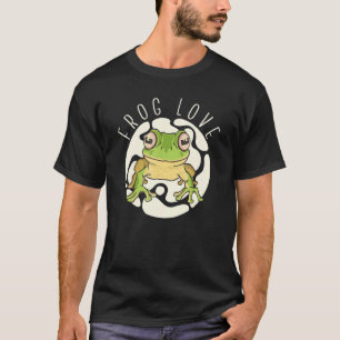 T-shirt Amour de grenouille chasseur de grenouille crapaud