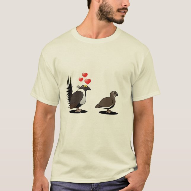 T-shirt Amour de grouse sage (Devant)