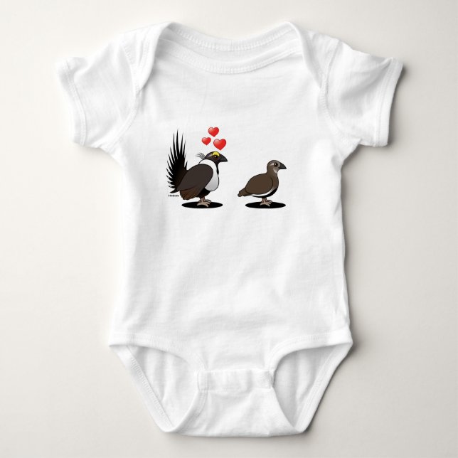 T-shirt Amour de grouse sage (Devant)