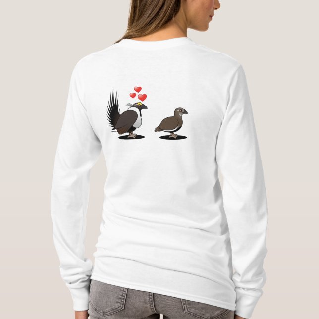 T-shirt Amour de grouse sage (Dos)