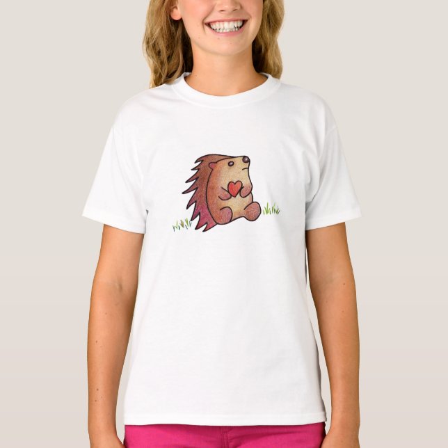T-shirt Amour de hérisson ! (Devant)