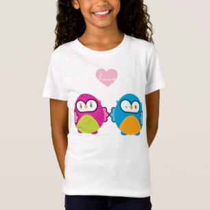 T-Shirt AMOUR DE HIBOU : : fille intelligente + garçon