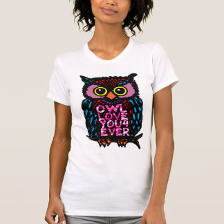 T-SHIRT AMOUR DE HIBOU VOUS 4 JAMAIS