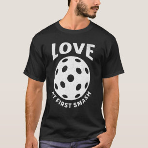 T-shirt Amour de jeu de pickleball pun à la première démol