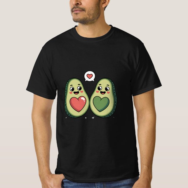 T-shirt Amour de joli avocat (Devant)