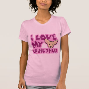 T-shirt Amour de Kawaii I mon chiwawa
