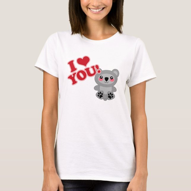 T-SHIRT AMOUR DE KOALA (Devant)