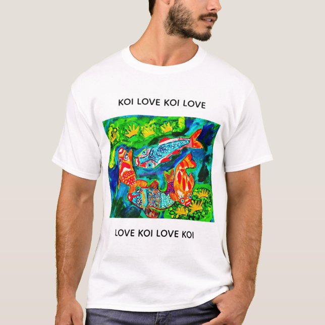 T-SHIRT AMOUR DE KOI (Devant)