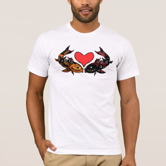 T-shirt amour de koi (Devant)