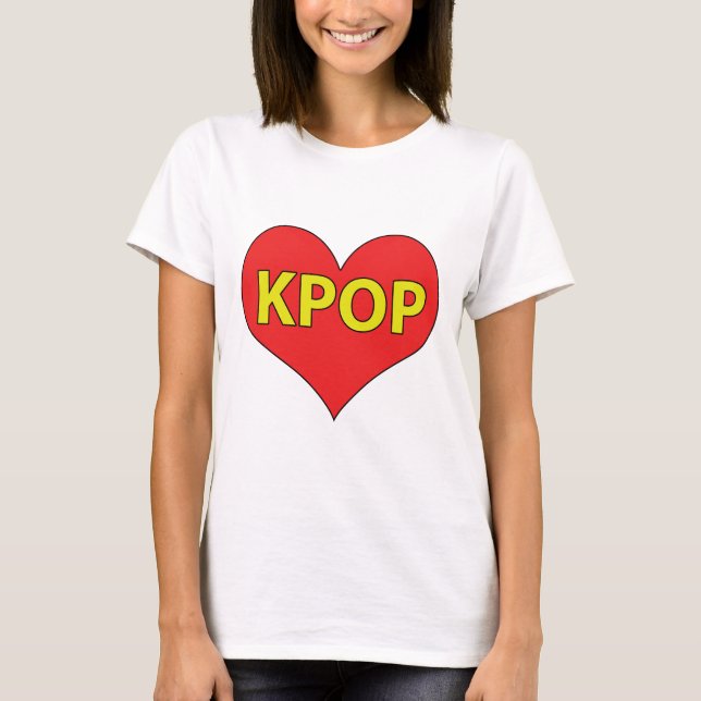 T-shirt Amour de KPOP (Devant)