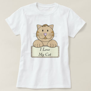 T-shirt Amour de KRW I mon chat