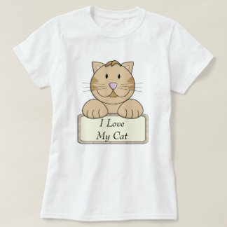 T-shirt Amour de KRW I mon chat
