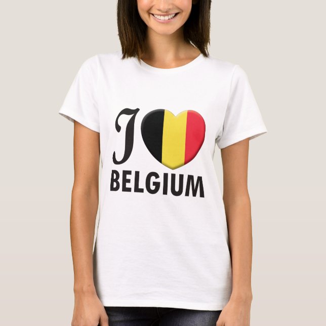 T-shirt Amour de la Belgique (Devant)