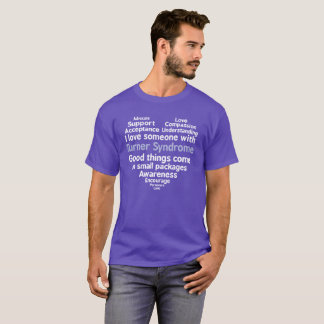 T-shirt Amour de la conscience I de syndrome de Turner